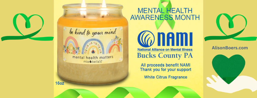 mental health awareness candles