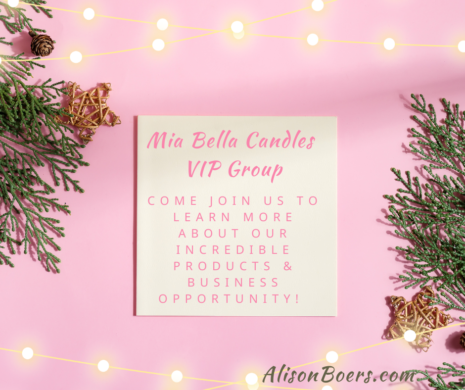 Join my Mia Bella candles VIP group! 